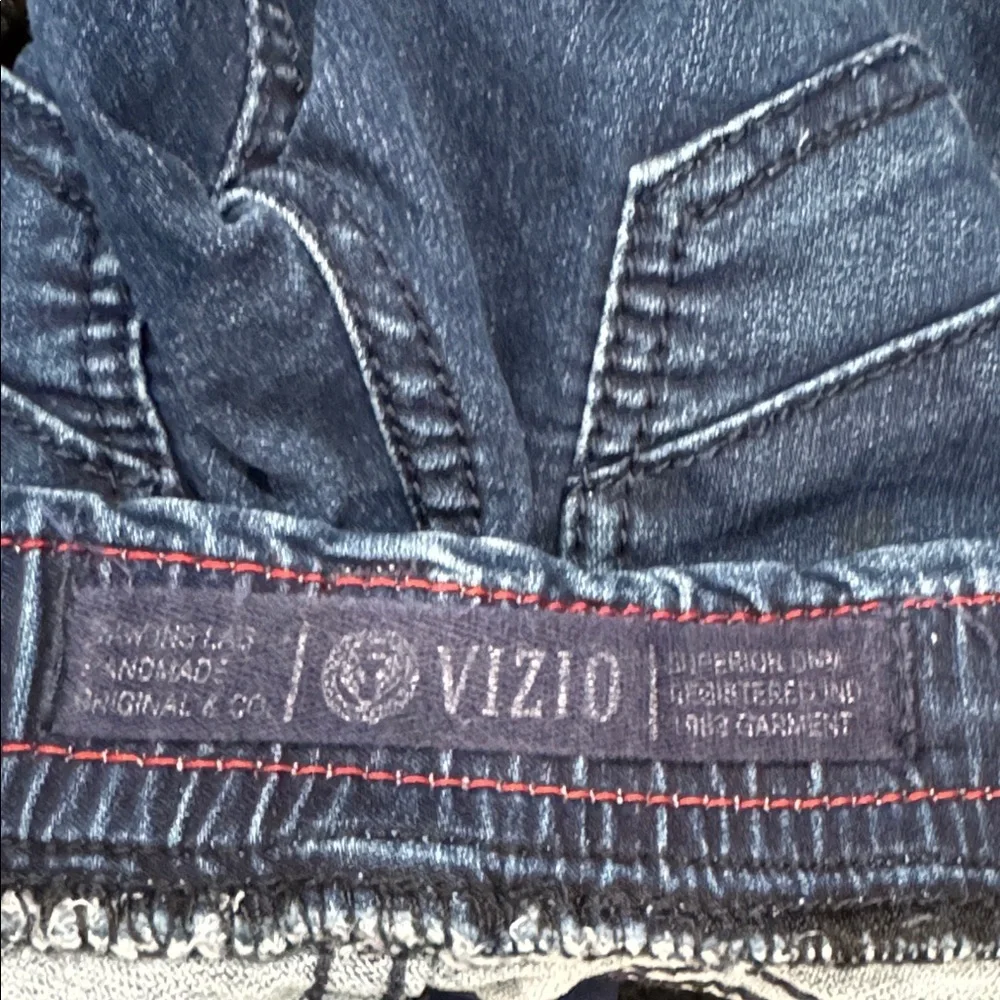 Vizio Navy Elastic-Waist Jogger Jeans for Kids